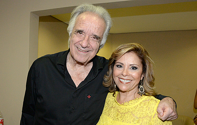 O maestro João Carlos Martins e a diretora do Centro de Convenções Rebouças, Ana Luisa Diniz Cintra O maestro João Carlos Martins e a diretora do Centro de Convenções Rebouças, Ana Luisa Diniz Cintra