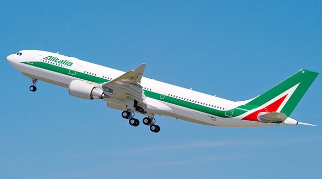 Aérea italiana transportou 2,2 milhões de passageiros em setembro