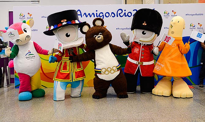 Rio de Janeiro recebe mascotes de antigos Jogos Olímpicos ...