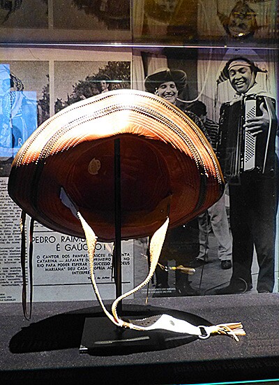 Chapéu de couro usado por Luiz Gonzaga