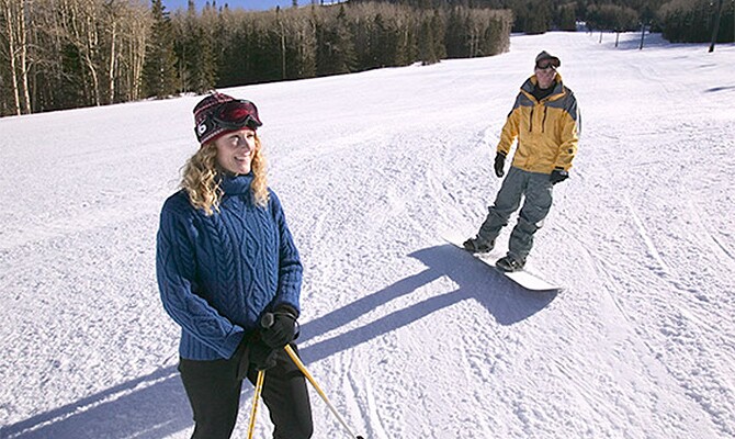 Mais de 100 estações de esqui funcionam durante o inverno no Arizona (foto: divulgação)