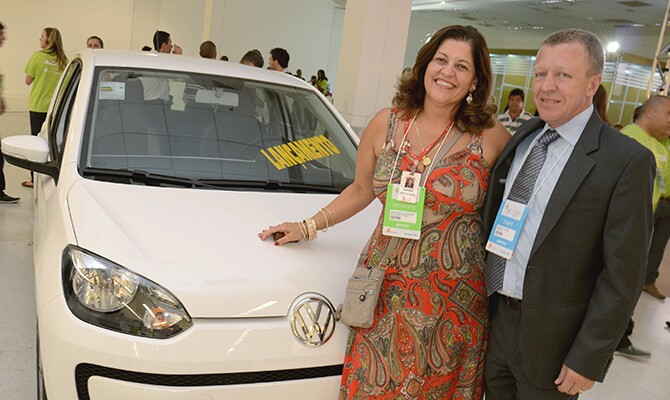 No evento do ano passado, a agente de viagens Adriana Clarismino, da Belvedere Turismo, de Caçapava (SP), voltou para casa de carro novo