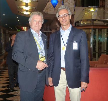 Renê Hermann (Costa Cruzeiros) e Marco Ferraz (Clia Abremar Brasil)