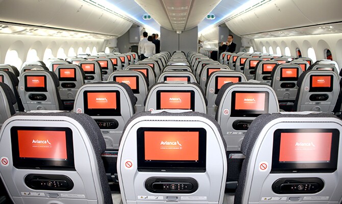 Veja fotos da chegada do B787 da Avianca em GRU Aviação