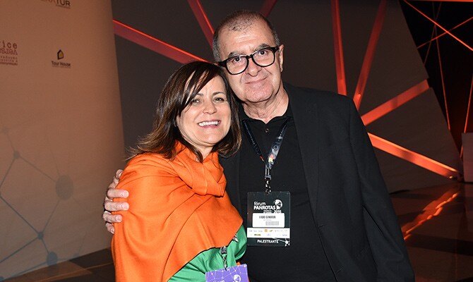 Ana Donato, da Imaginadora, e Fábio Gandour, da IBM Brasi