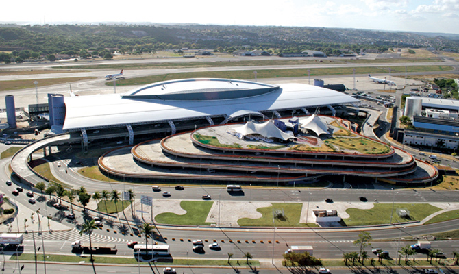 Vista aérea do aeroporto da capital pernambucana (foto: divulgação)