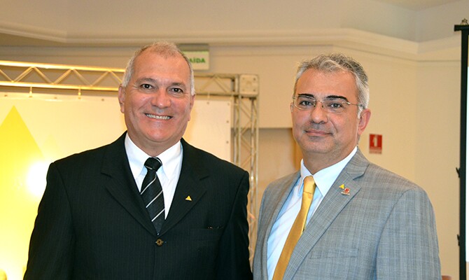 Paulo Nemer, presidente da Abla, e Paulo Gaba Jr., diretor de Relações Institucionais da associação