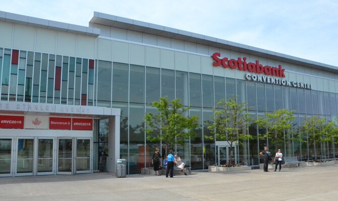 O Scotiabank Convention Centre está recebendo os participantes do Rendez-vous Canada 2015 para três dias de evento