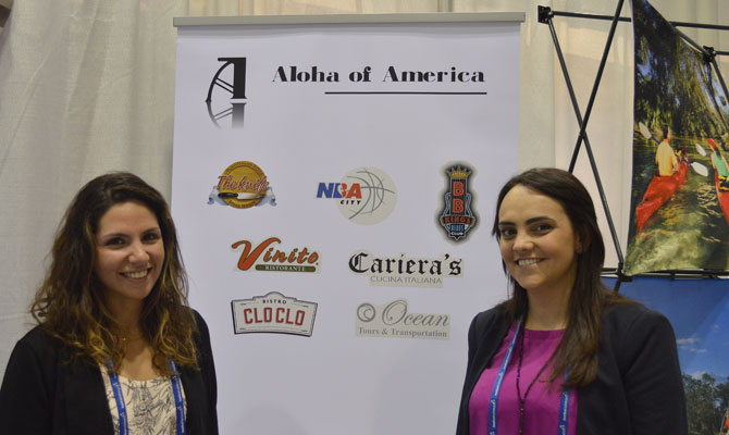 Jéssica Nardulli e Annie Marie Correa, da Aloha of America