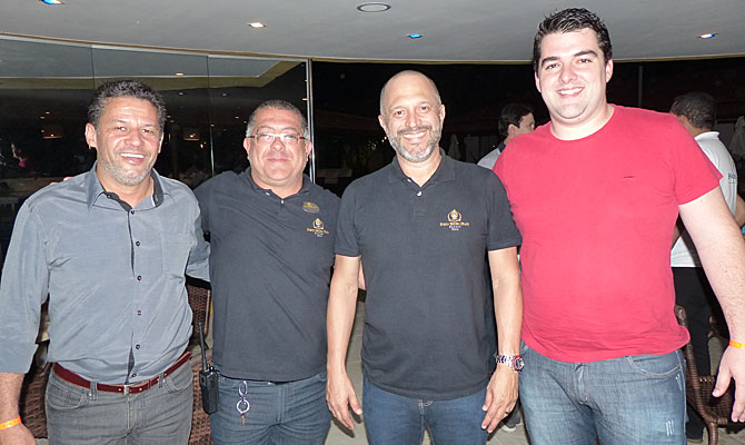 Sebastião Ferreira, da Associação Comercial e Empresarial de Porto Seguro, e o gerente regional do Sebra-BA, Alex Brito