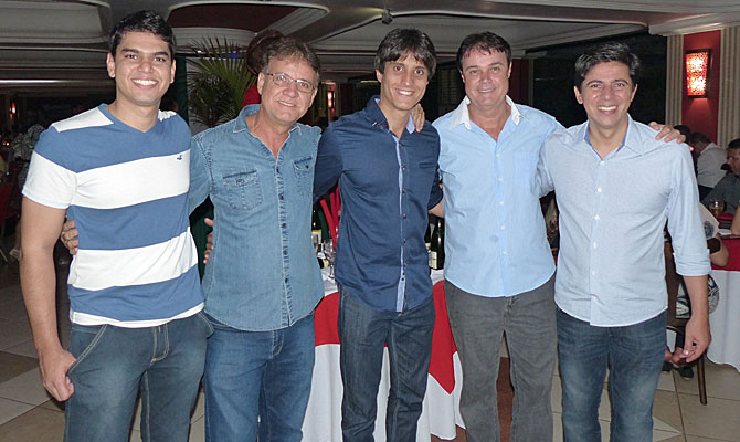 Sebastião Ferreira, da Associação Comercial e Empresarial de Porto Seguro, e o gerente regional do Sebra-BA, Alex Brito