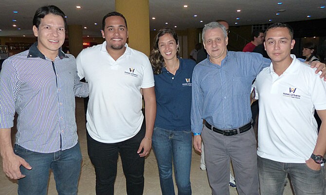 Sebastião Ferreira, da Associação Comercial e Empresarial de Porto Seguro, e o gerente regional do Sebra-BA, Alex Brito