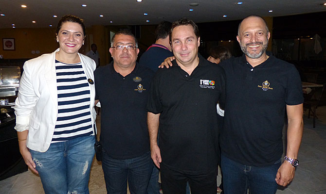 Sebastião Ferreira, da Associação Comercial e Empresarial de Porto Seguro, e o gerente regional do Sebra-BA, Alex Brito