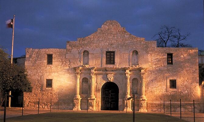 The Alamo, em San Antonio, um dos ícones turísticos e históricos do Texas (divulgação)