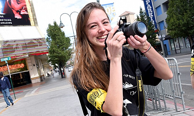 David Lusvardi e Megan Slayden, da Divisão de Turismo de Nevada