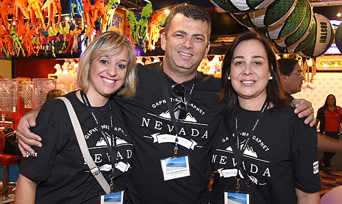 David Lusvardi e Megan Slayden, da Divisão de Turismo de Nevada