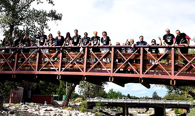 David Lusvardi e Megan Slayden, da Divisão de Turismo de Nevada