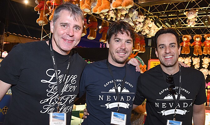 David Lusvardi e Megan Slayden, da Divisão de Turismo de Nevada