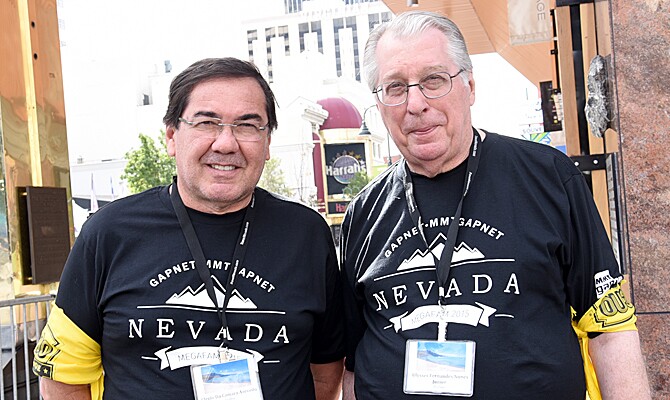 David Lusvardi e Megan Slayden, da Divisão de Turismo de Nevada
