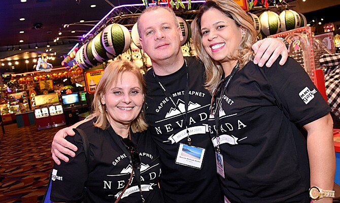 David Lusvardi e Megan Slayden, da Divisão de Turismo de Nevada