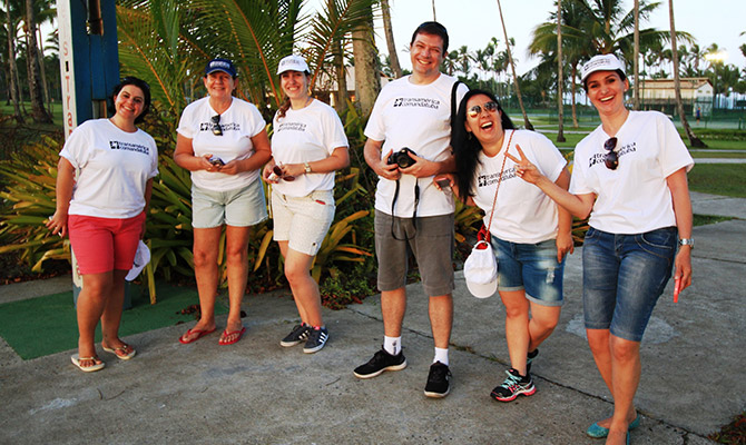 Alice Correia e Carolina Rodrigues, da Tam Viagens
