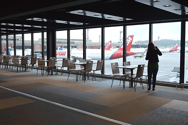 Visual da nova área do aeroporto, que estará aberta a partir de quarta (2)