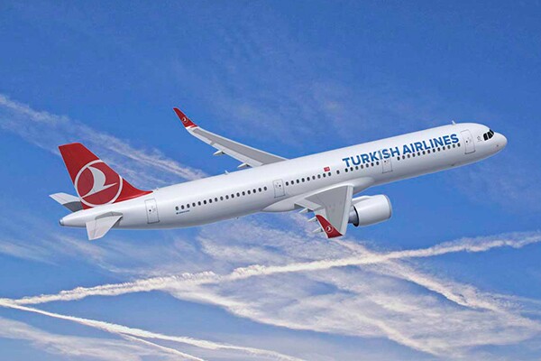 O modelo A321 Neo da Turkish Airlines (foto: divulgação)