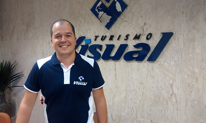O novo executivo de contas da Visual Turismo para Santa Catarina, Gustavo Sousa (foto: divulgação)