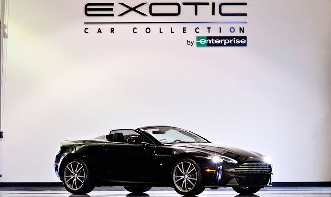 Depois de EUA e Canadá, coleção de carros exóticos da Enterprise chega ao Reino Unido.