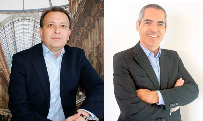 O gerente sênior de Vendas, Ricardo Kaiser, e o gerente de Produto de Locação de Carros, Flávio Ribeiro (fotos: divulgação)