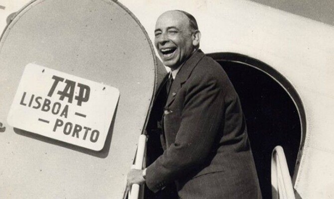 O fundador da Tap, Humberto Delgado, emprestará seu nome ao Aeroporto de Lisboa (Foto: Observador)