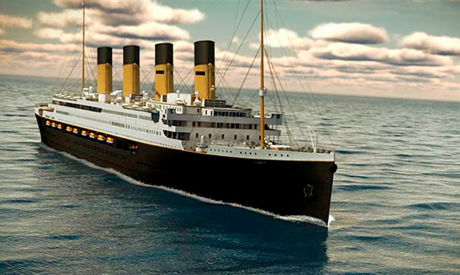 Alguma semelhança? Desde o casco até os mínimos detalhes, o Titanic II reproduzirá com propriedade a histórica embarcação (Divulgação/Blue Star Line)